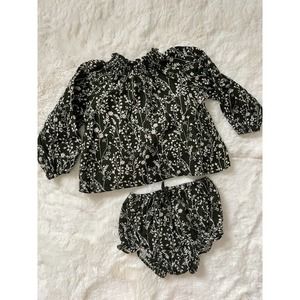 Rylee and Cru 12-18M Girls Bloomer Set